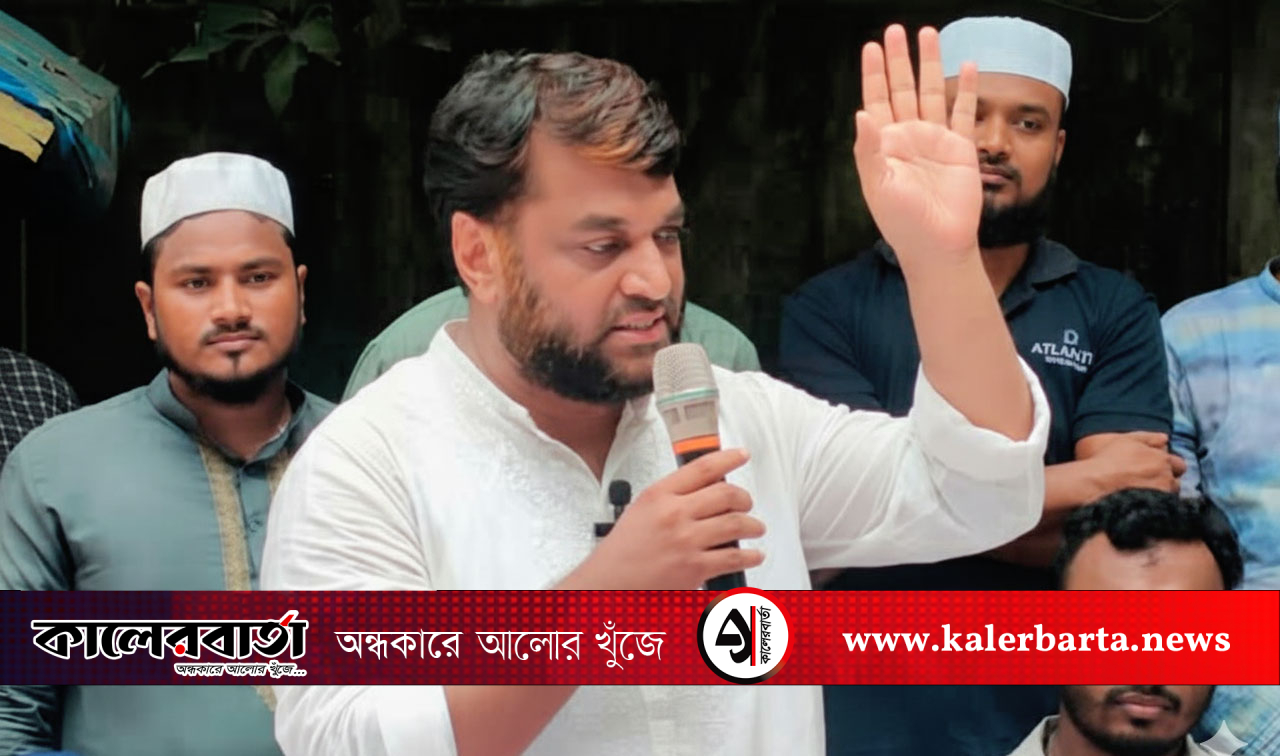 দোহারে দুর্গা মন্দিরে জামায়াত প্রার্থী নজরুল ইসলামের সৌহার্দ্যপূর্ণ মতবিনিময়