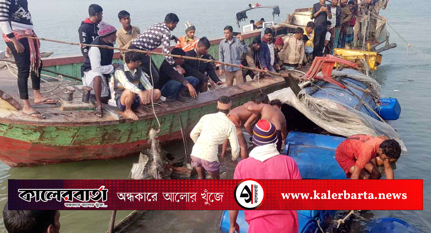 মেঘনায় বাল্কহেডের ধাক্কায় ট্রলারডুবি, নিখোঁজ ১ জেলে