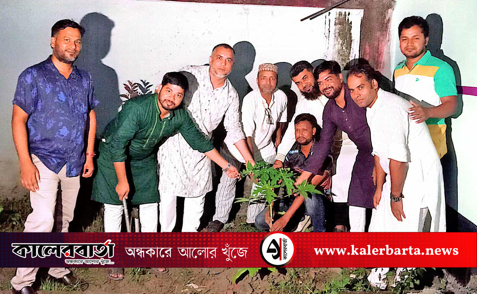 দোহার প্রেসক্লাবের ক্রীড়া সম্পাদকের জন্মদিন উদযাপন, শেষে বৃক্ষরোপণ