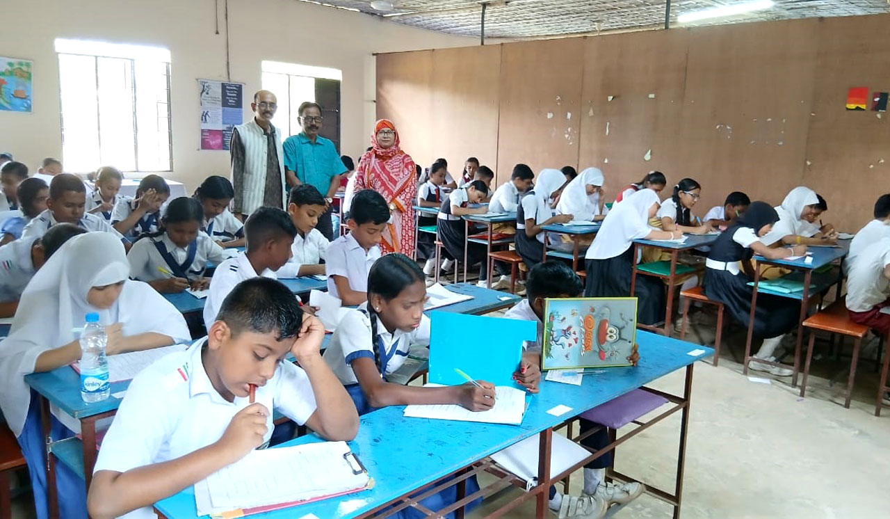 শ্রীমঙ্গল কিন্ডারগার্টেন অ্যাসোসিয়েশনের মেধামূল্যায়ন পরীক্ষা অনুষ্ঠিত, কালের বার্তা