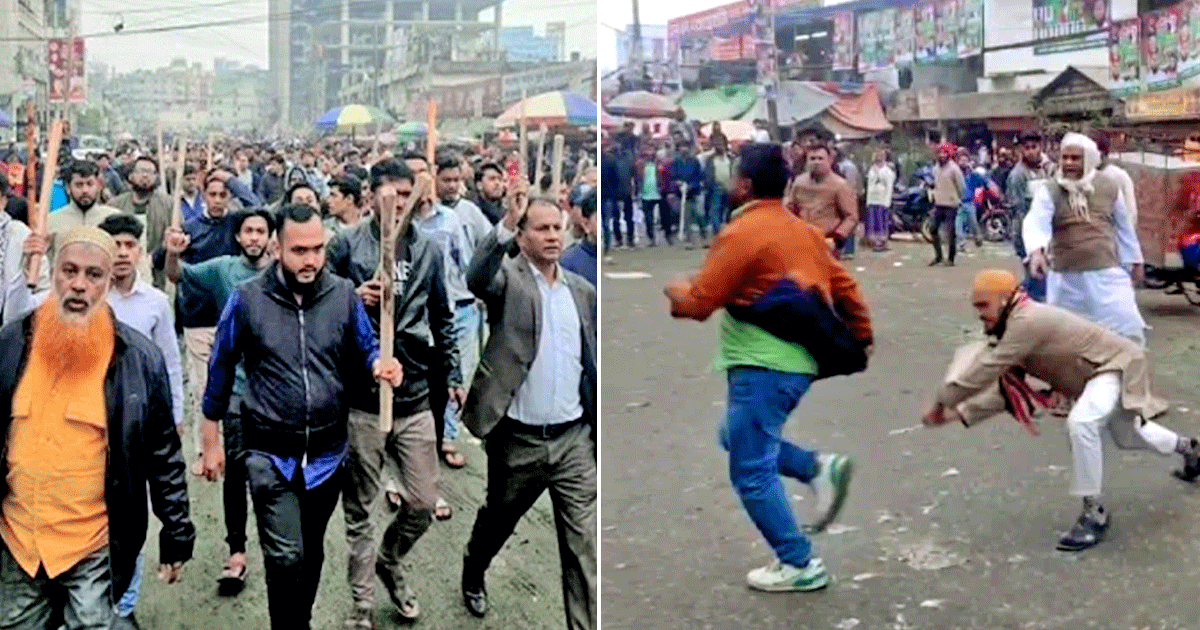 কারওয়ান বাজারে যুবদল নেতার চাঁদাবাজির প্রতিবাদ করায় ব্যবসায়ীদের ওপর হামলা
