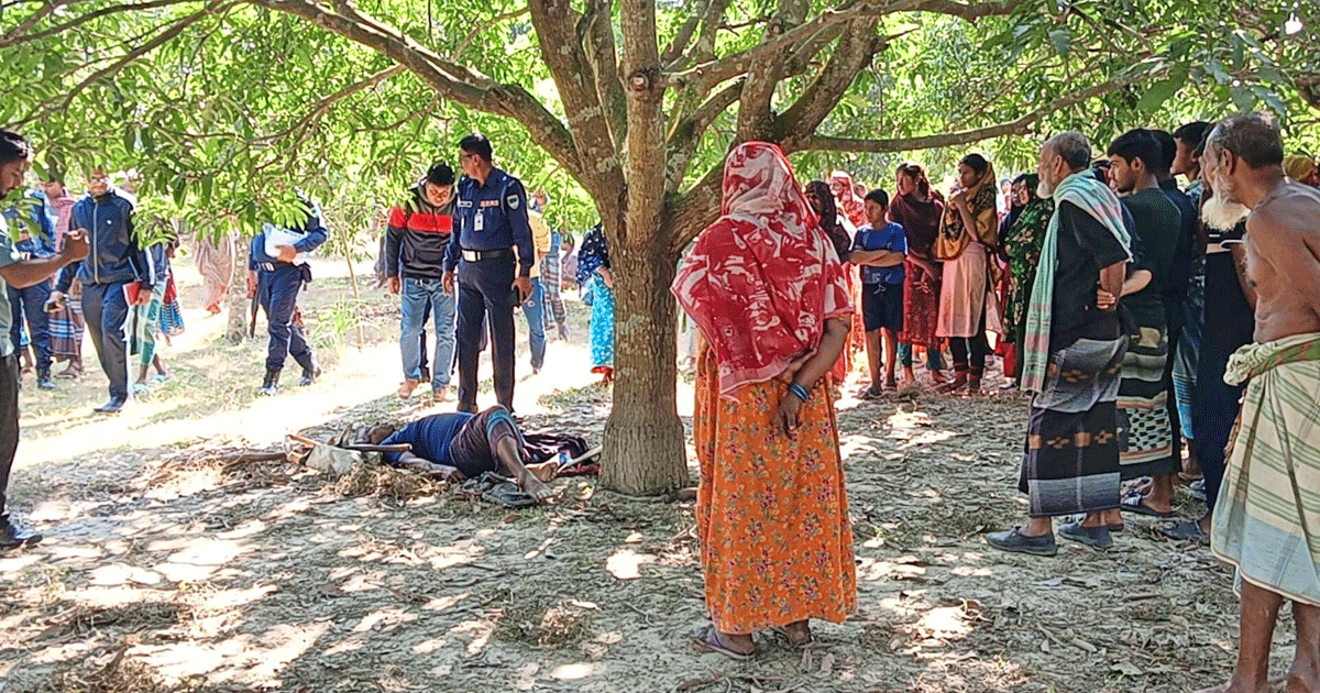 তালায় আমবাগান থেকে আলাউদ্দিন নামে এক ব্যক্তির লাশ উদ্ধার শফিকুল ইসলাম, তালা (সাতক্ষীরা): সাতক্ষীরার তালা উপজেলায় আলাউদ্দিন (৪৮) নামে এক ব্যক্তির মরদেহ উদ্ধার করেছে তালা থানা পুলিশ। তিনি মৃত আনছার শেখের ছেলে। বৃহস্পতিবার (১৮ ডিসেম্বর) বেলা ১২টার দিকে খলিলনগর ইউনিয়নের হরিচন্দ্রকাটি গ্রামের একটি আমবাগান থেকে মরদেহটি উদ্ধার করা হয়। স্থানীয়রা জানান, আমবাগানের একটি আমগাছের নিচে আলাউদ্দিনের মরদেহ পড়ে থাকতে দেখা যায়। নিহতের পাশে একটি ব্যাগ, একটি লাঠি, একটি গামছা ও একজোড়া জুতা পাওয়া গেছে। এছাড়া তার গলায় দাগের চিহ্ন দেখা গেছে। নিহতের স্ত্রী ইসমতারা জানান, তার স্বামী মানসিক ভারসাম্যহীন ছিলেন। বৃহস্পতিবার ভোরে তিনি বাড়ি থেকে বের হন। পরে সকালে ছাগল চরাতে গিয়ে গফুর মোল্লা নামের এক ব্যক্তি আমবাগানে মরদেহটি পড়ে থাকতে দেখেন। হরিচন্দ্রকাটি গ্রামের বাসিন্দা আবু বক্কর মোড়ল বলেন, আলাউদ্দিন গত কয়েক বছর ধরে মানসিক ভারসাম্যহীন অবস্থায় এলাকায় ঘোরাফেরা করতেন। তার হাতে সবসময় একটি লাঠি ও একটি ব্যাগ থাকত। তিনি বিভিন্ন সময় মানুষের ছোটখাটো কাজে সহযোগিতা করতেন এবং পাঁচ-দশ টাকার বেশি নিতেন না। সকালে বাজার থেকে খবর পেয়ে এসে আমবাগানে তার মরদেহ পড়ে থাকতে দেখি। তবে তার গলায় দাগ থাকার বিষয়টি রহস্যজনক। শহিদুল ইসলাম, ভারপ্রাপ্ত কর্মকর্তা (ওসি), তালা থানা জানান, খবর পেয়ে ঘটনাস্থল থেকে মরদেহ উদ্ধার করা হয়েছে। ময়নাতদন্তের জন্য মরদেহ সাতক্ষীরা সদর হাসপাতাল মর্গে পাঠানো হচ্ছে। ঘটনার তদন্ত চলছে।