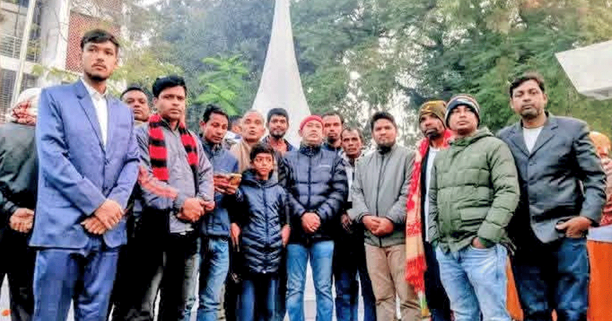পীরগঞ্জে মহান বিজয় দিবসে বীর শহীদদের স্মরণে শ্রদ্ধাঞ্জলি অর্পণ