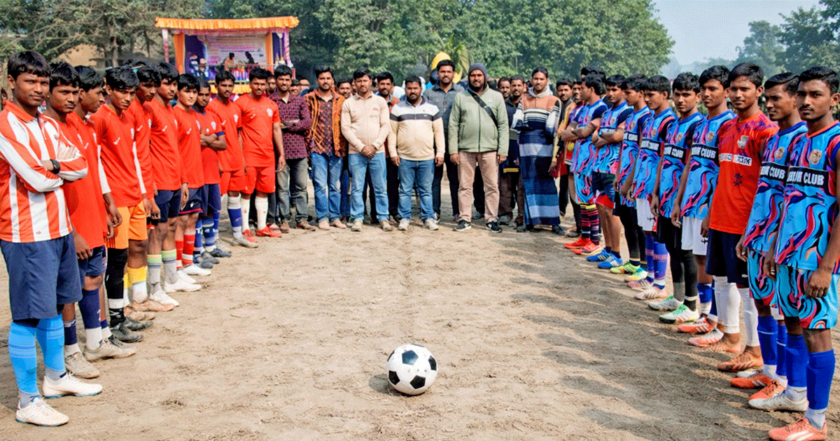 পাঁচবিবিতে খালেদা জিয়ার স্মরণে ফুটবল টুর্নামেন্ট