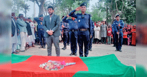 পাঁচবিবিতে রাষ্ট্রীয় মর্যাদায় বীর মুক্তিযোদ্ধার দাফন