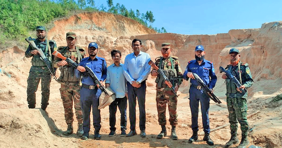 লামায় অবৈধভাবে বালু পাচারের দায়ে চালকের কারাদণ্ড, ট্রাক জব্দ