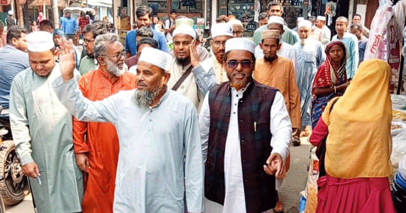 পাঁচবিবি বাজার পরিদর্শন করেন এমপি সাঈদ