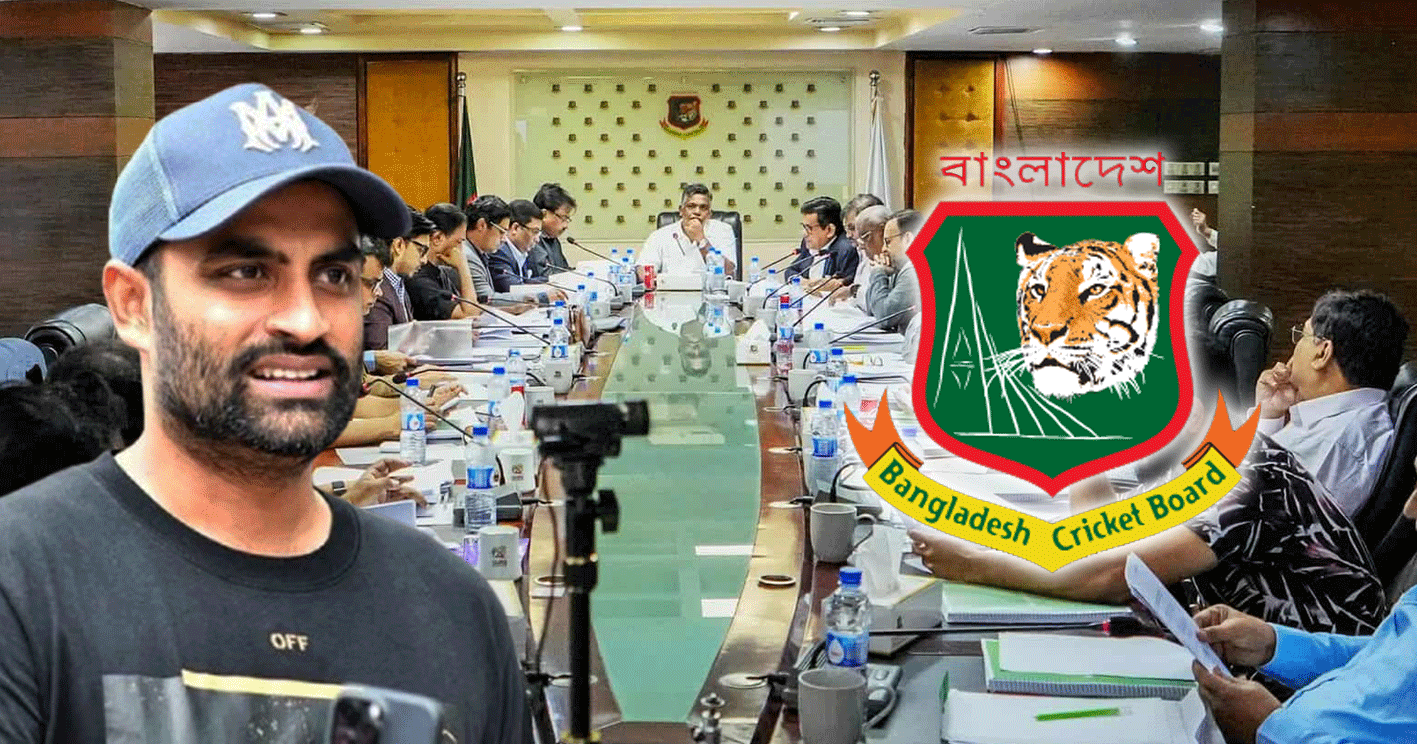 কারচুপির ম্যাচে আউট বিসিবি, এবার ব্যাট হাতে তামিমের অ্যাডহক দল