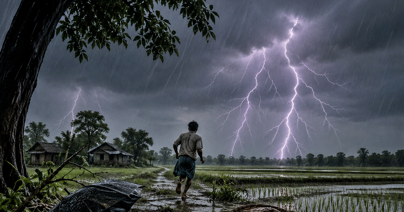 দেশজুড়ে বজ্রপাতে লাশের সারি, ১৪ জনের মর্মান্তিক মৃত্যু