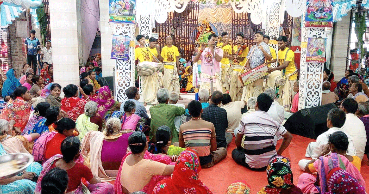 পাঁচবিবিতে হরিবাসর উৎসব অনুষ্ঠিত