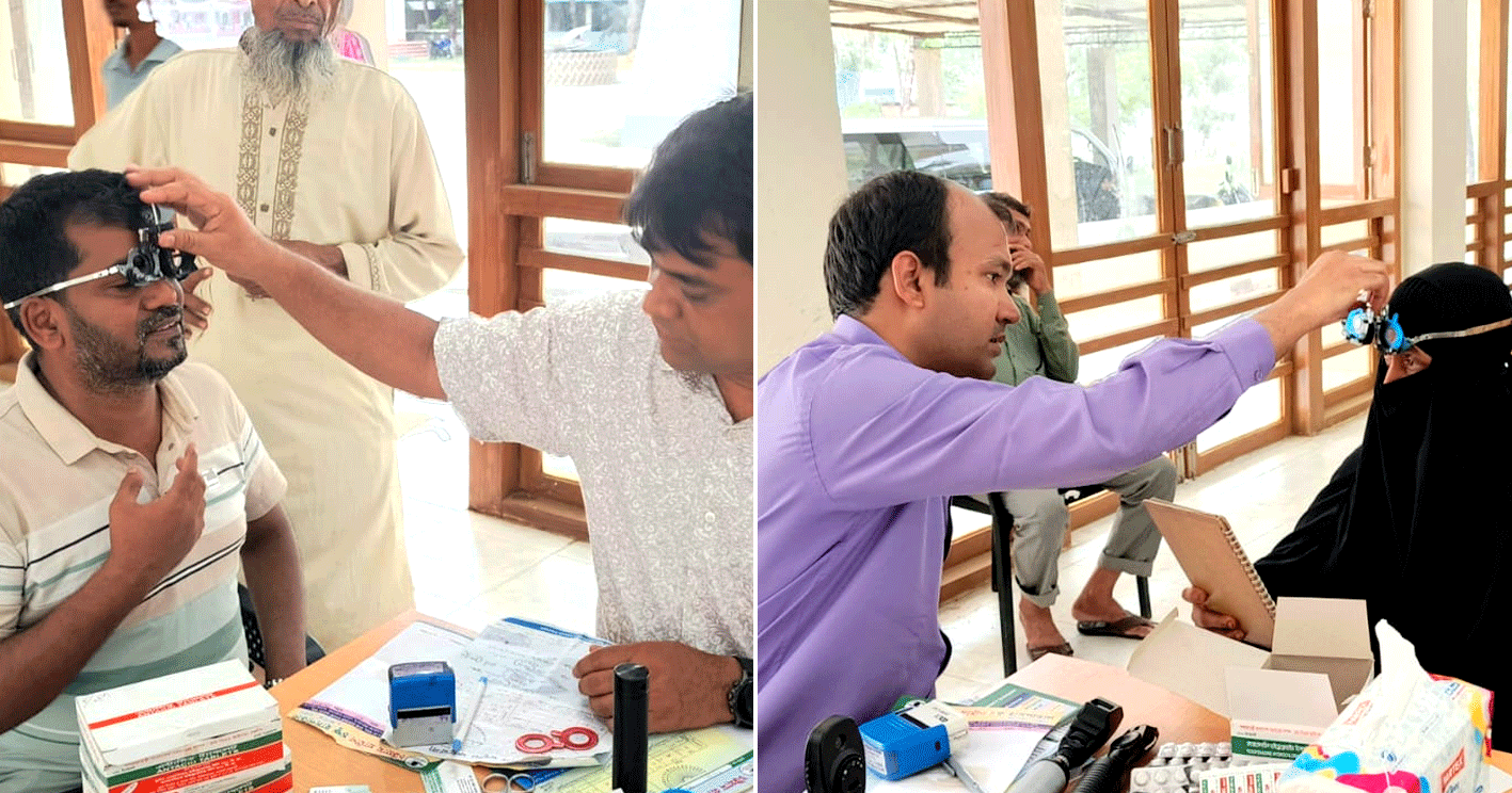 লামায় উপজেলা প্রশাসনের উদ্যোগে ফ্রি চক্ষু চিকিৎসা ক্যাম্প অনুষ্ঠিত
