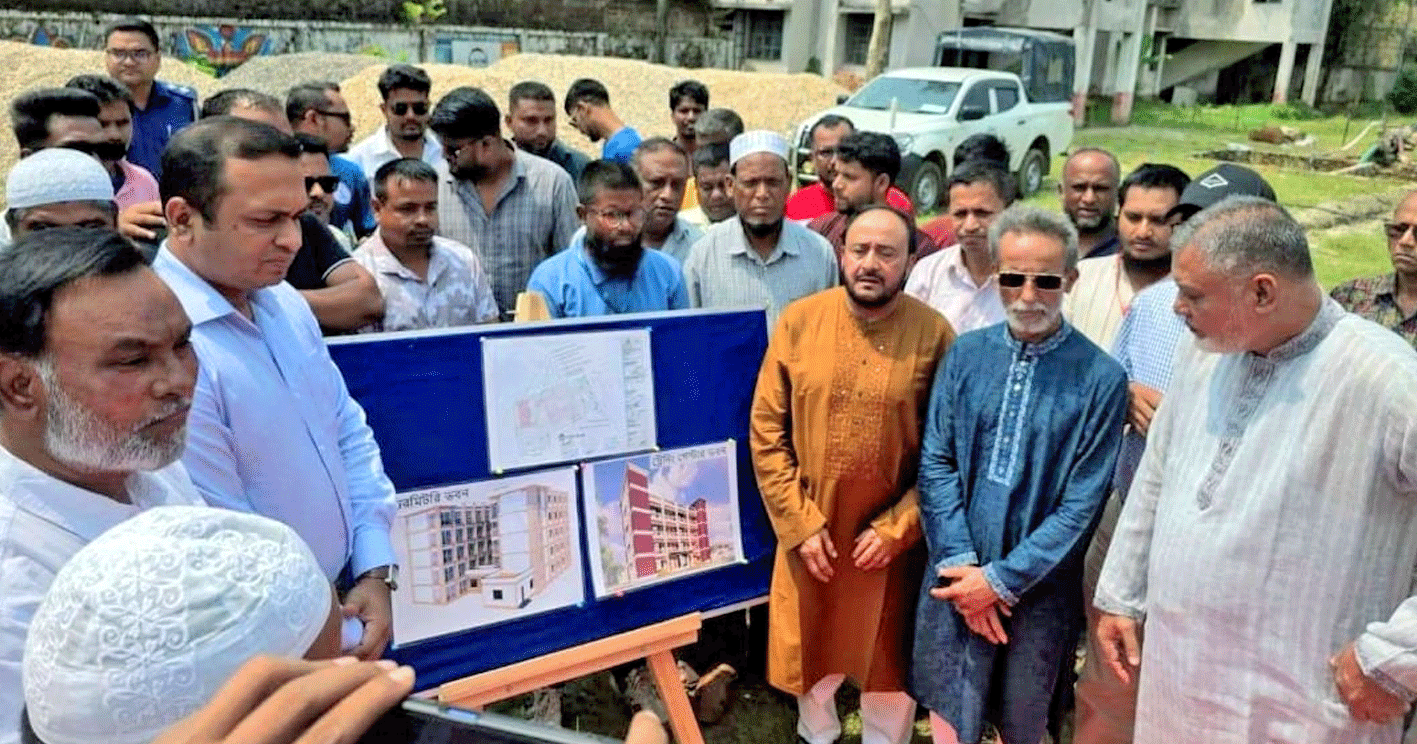 শ্রীমঙ্গলে ১৪ কোটি টাকা ব্যয়ে শিশু পরিবারে দুই ভবনের ভিত্তিপ্রস্তর স্থাপন করলেন এমপি