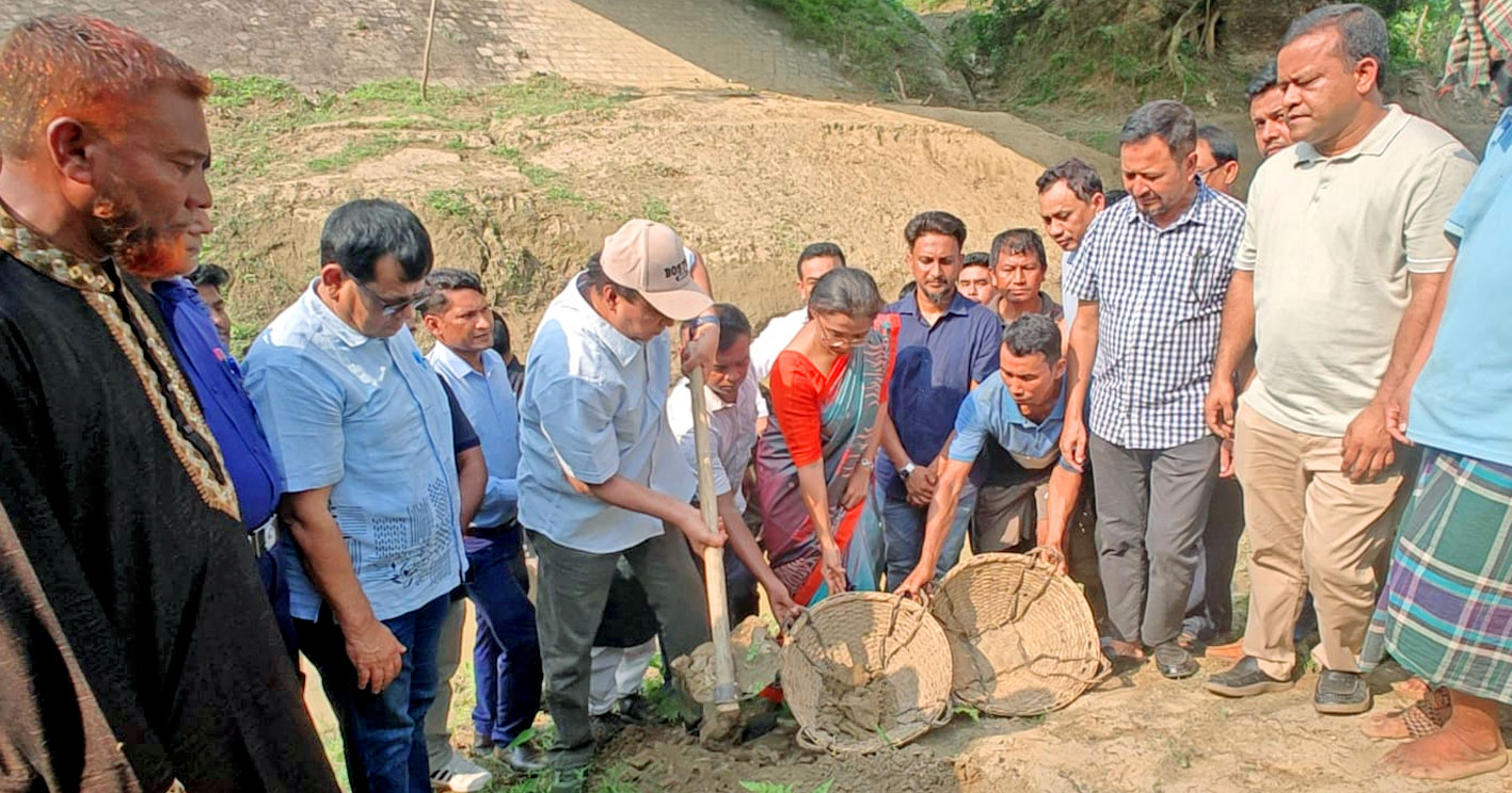 খাল খনন প্রকল্পের মাধ্যমে এলাকার আর্থ-সামাজিক উন্নয়ন হবে: এমপি ওয়াদুদ ভূঁইয়া