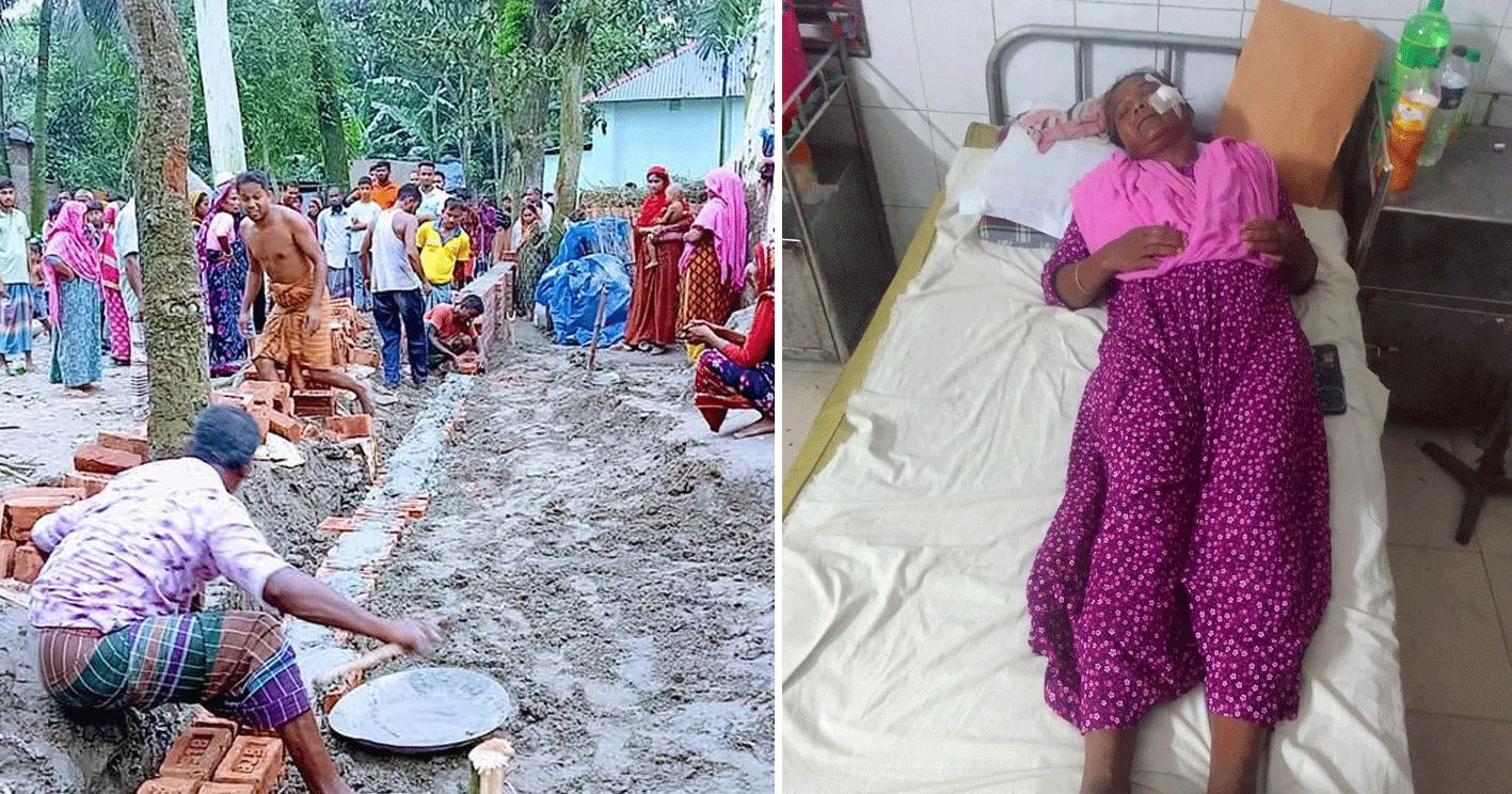 পলাশবাড়ীতে জমিজমা সংক্রান্ত বিরোধে সংঘর্ষ, একই পরিবারের চারজন আহত; খড়ের পালায় আগুন দেওয়ার অভিযোগ