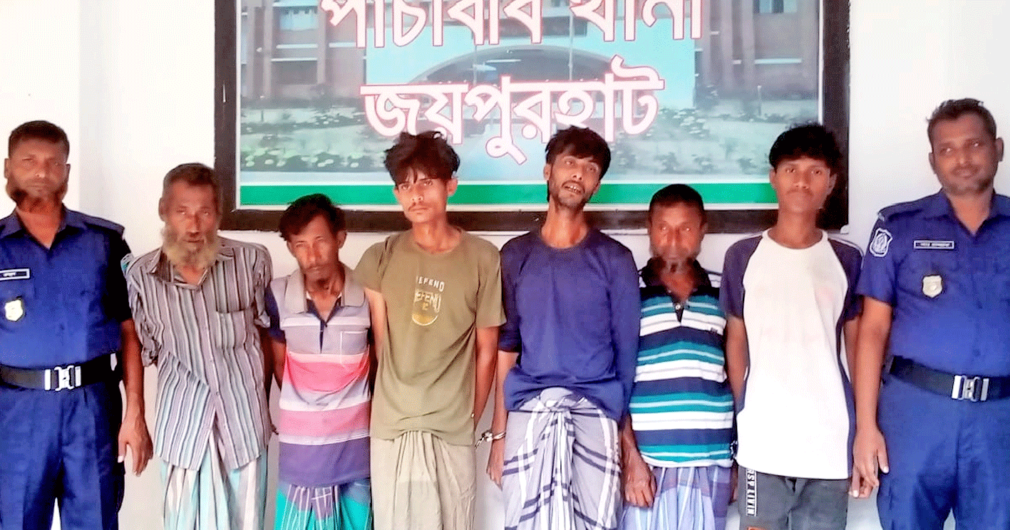 পাঁচবিবি পুলিশের জালে ৬ মাদক কারবারি