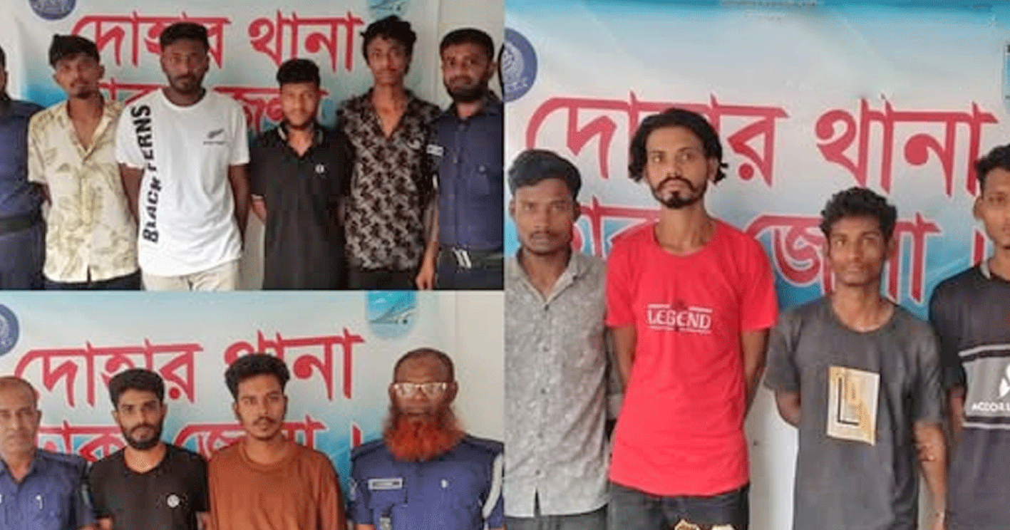 বিশেষ অভিযানে ১১ আসামি গ্রেপ্তার, উদ্ধার দুই চোরাইকৃত গ্যাস সিলিন্ডার