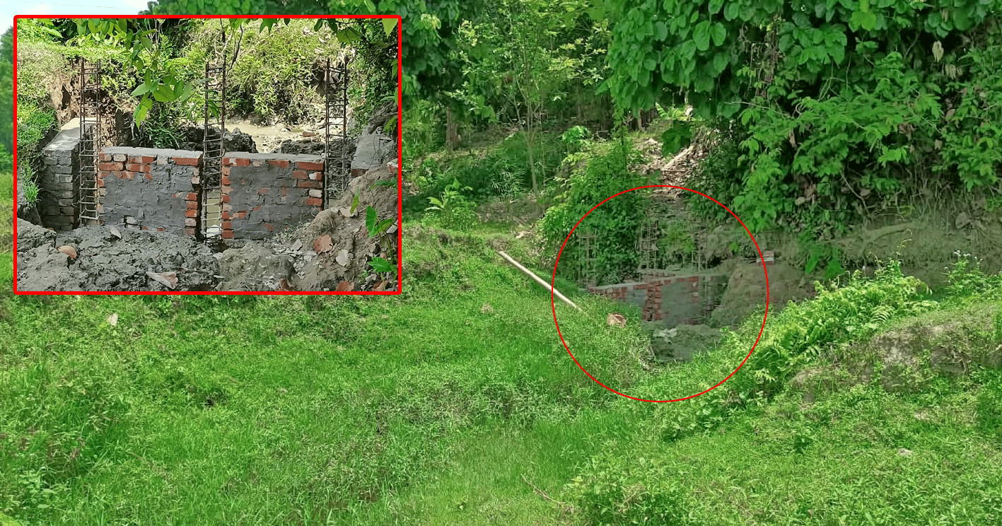 লামায় আদালতের আদেশ অমান্য করে স্থাপনা নির্মাণের অভিযোগ