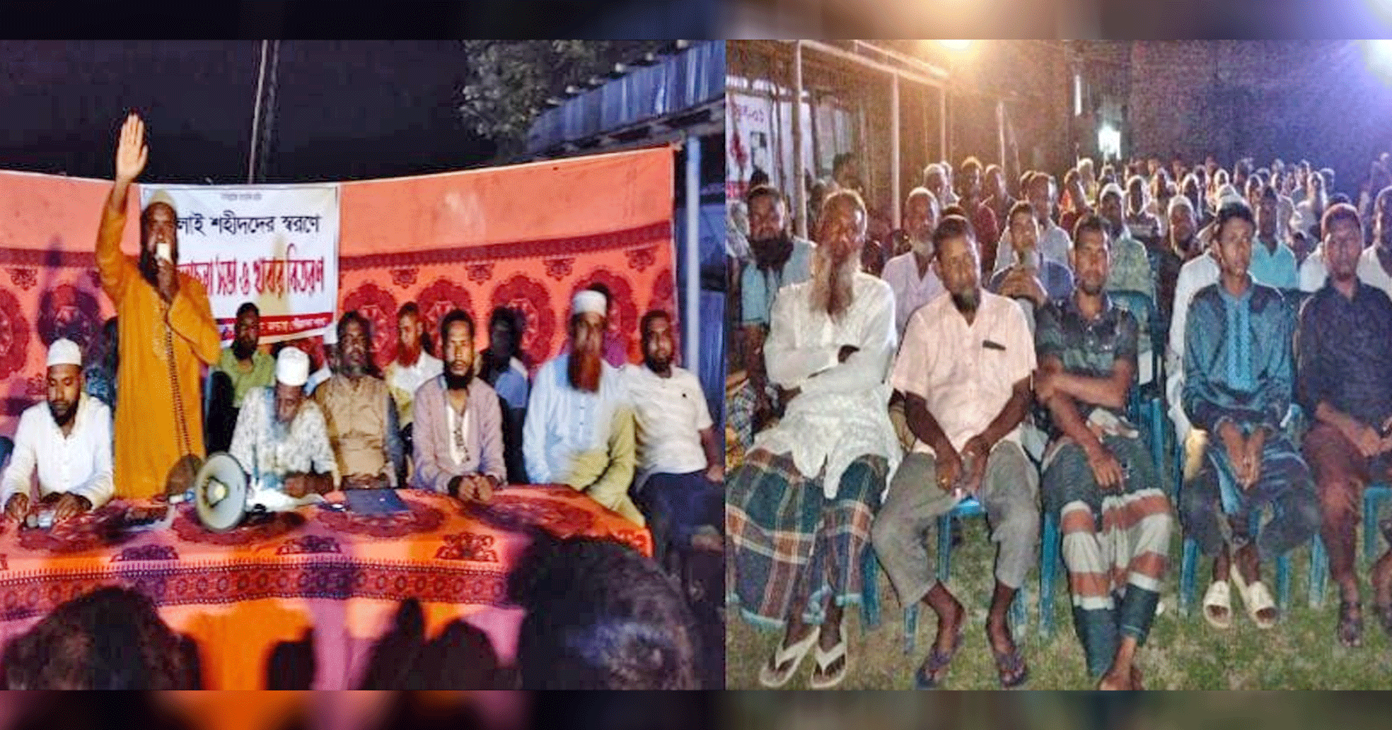 নলডাঙ্গায় জুলাই শহীদদের স্মরণে আলোচনা সভা ও শ্রমিকদের মাঝে খাবার বিতরণ