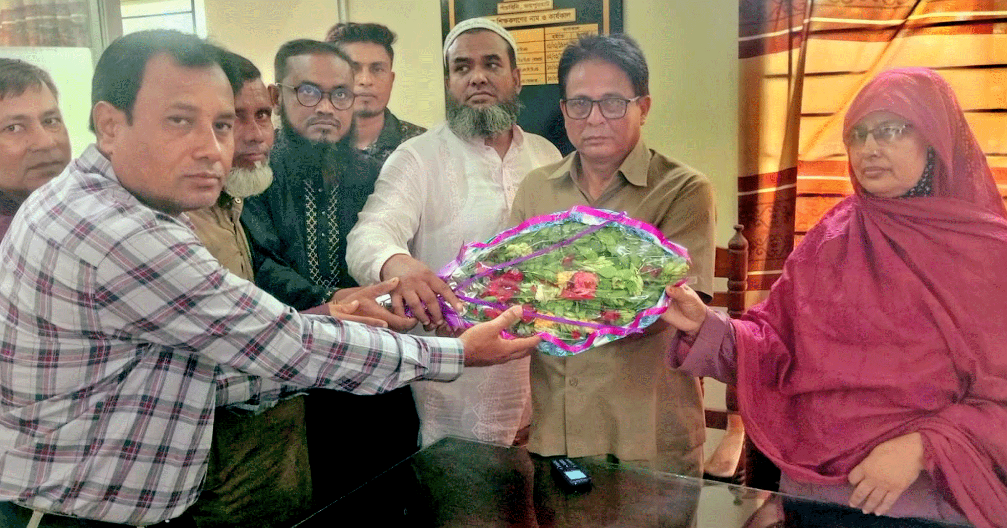 বিনধারা বালিকা উচ্চ বিদ্যালয়ের নবগঠিত অ্যাডহক কমিটির পরিচিতি ও মতবিনিময় সভা