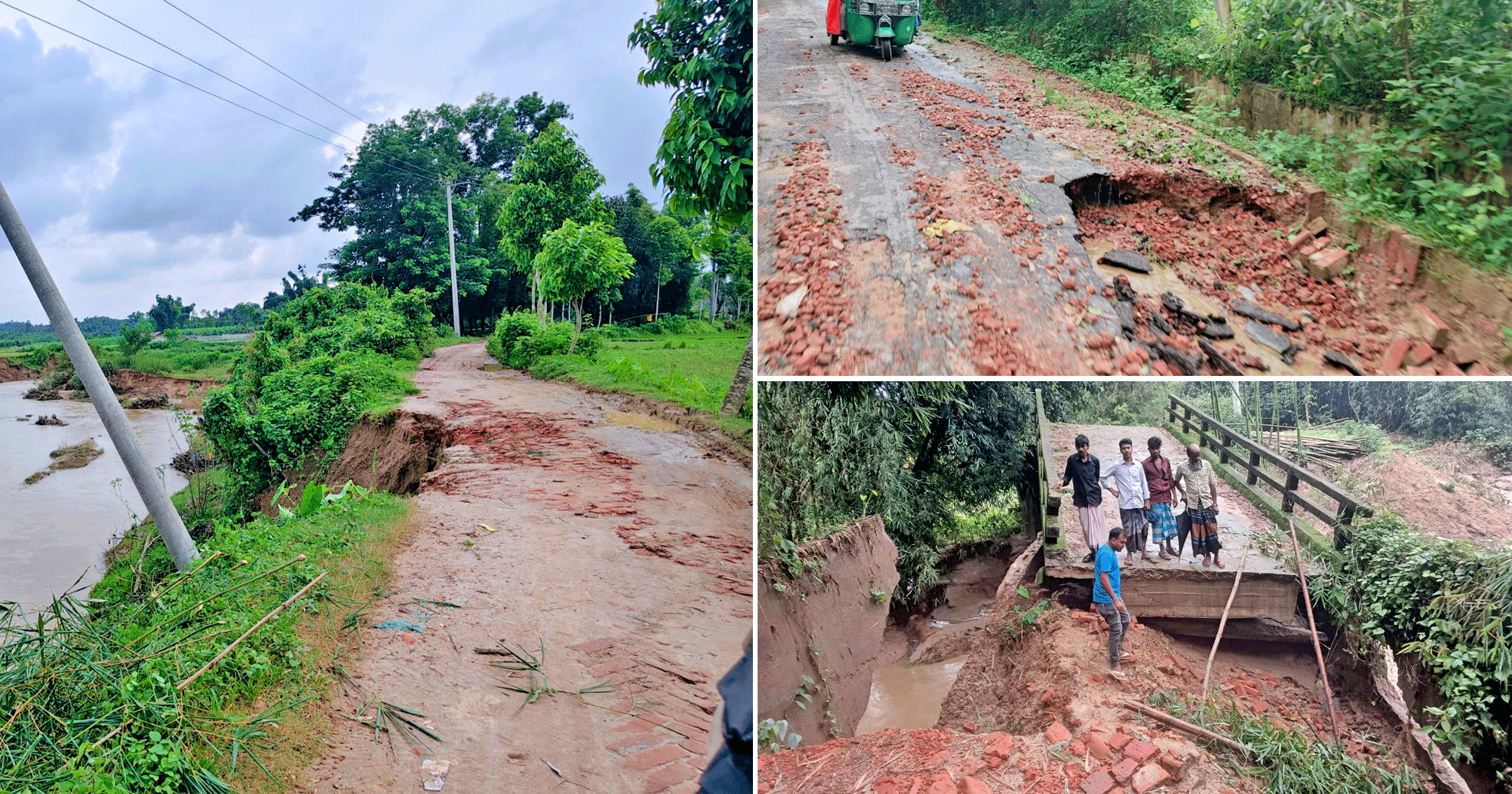 টানা ভারী বর্ষণে ক্ষতবিক্ষত লামার সরই ইউনিয়ন: ভেঙেছে ব্রিজ ও মাদ্রাসা, ঝুঁকিতে বিদ্যুতের খুঁটি