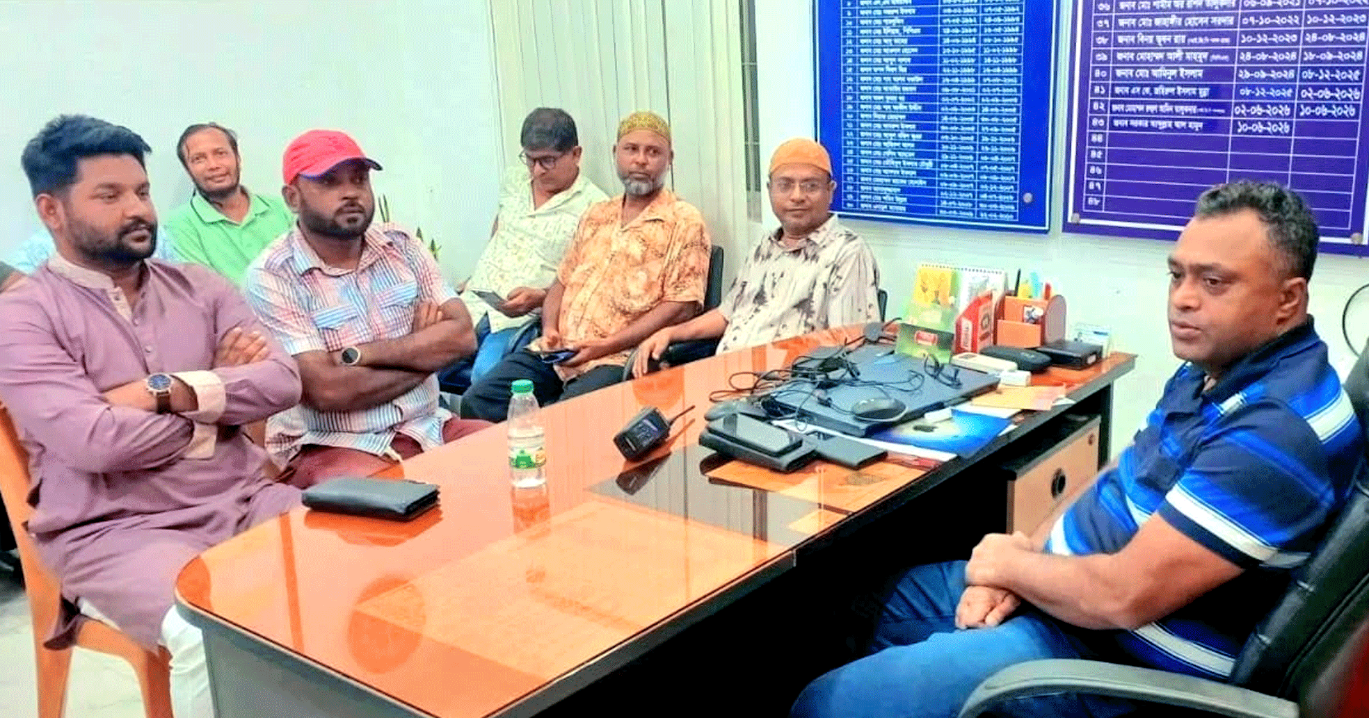 শ্রীমঙ্গলে সাংবাদিকদের সঙ্গে নবাগত ওসির মতবিনিময়