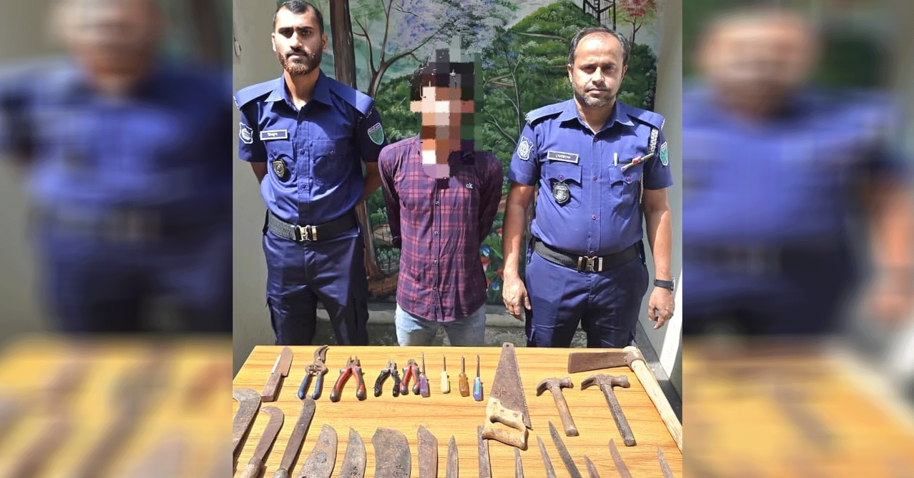 কুলাউড়ায় ডাকাতির প্রস্তুতিকালে দেশীয় অস্ত্রসহ একজন গ্রেপ্তার