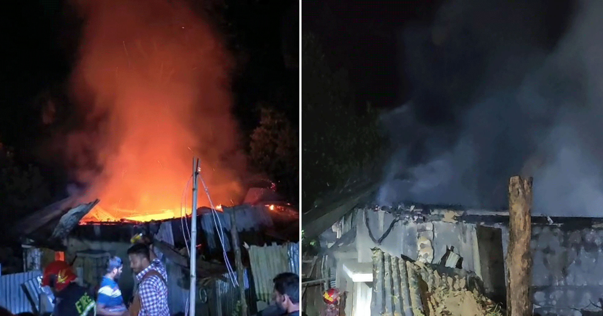 খাগড়াছড়িতে বৈদ্যুতিক শর্ট সার্কিটে বসতঘর ভস্মীভূত