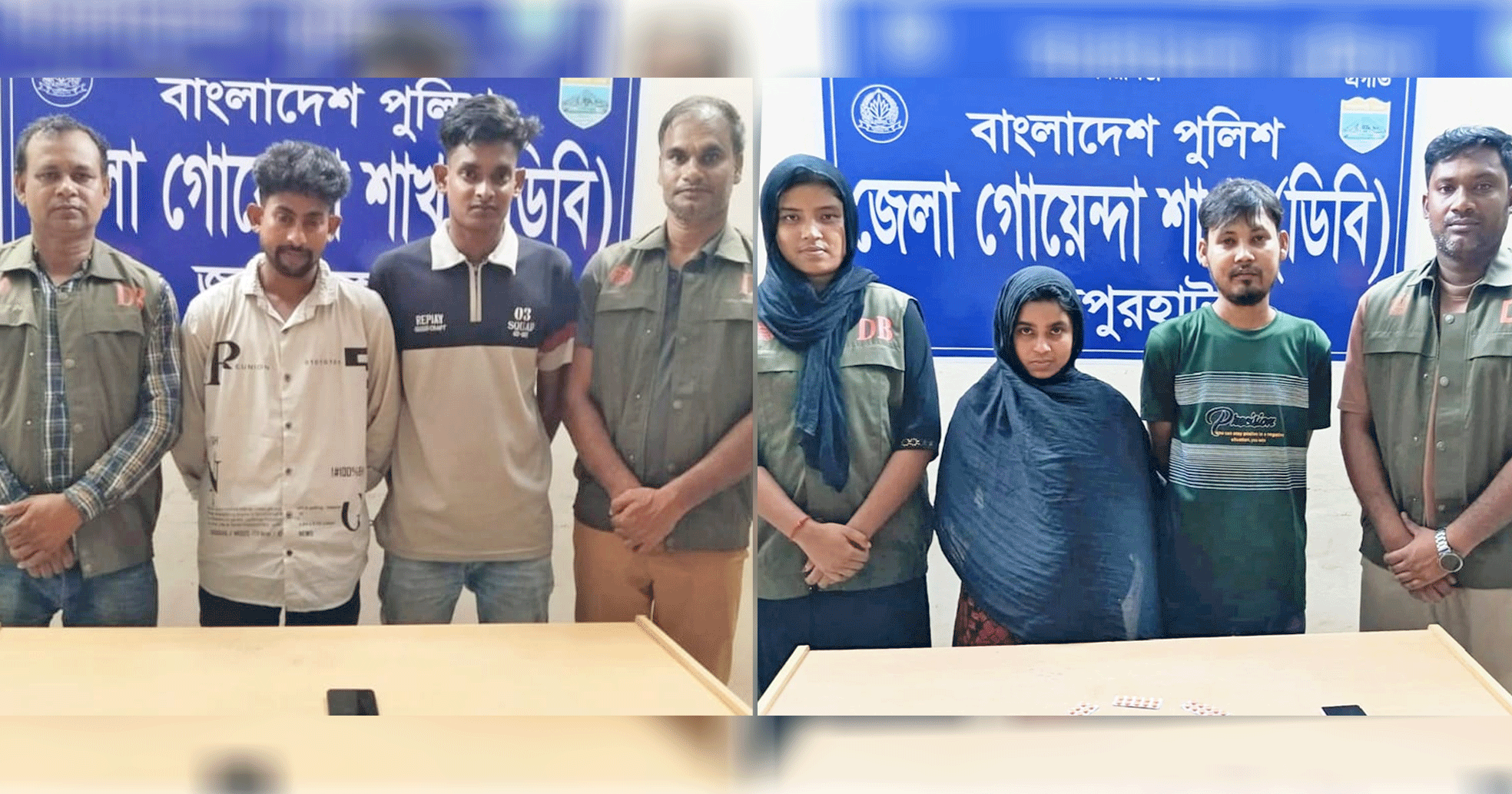 ডিবি পুলিশের অভিযানে স্বামী-স্ত্রীসহ ৪ অনলাইন জুয়াড়ি গ্রেপ্তার