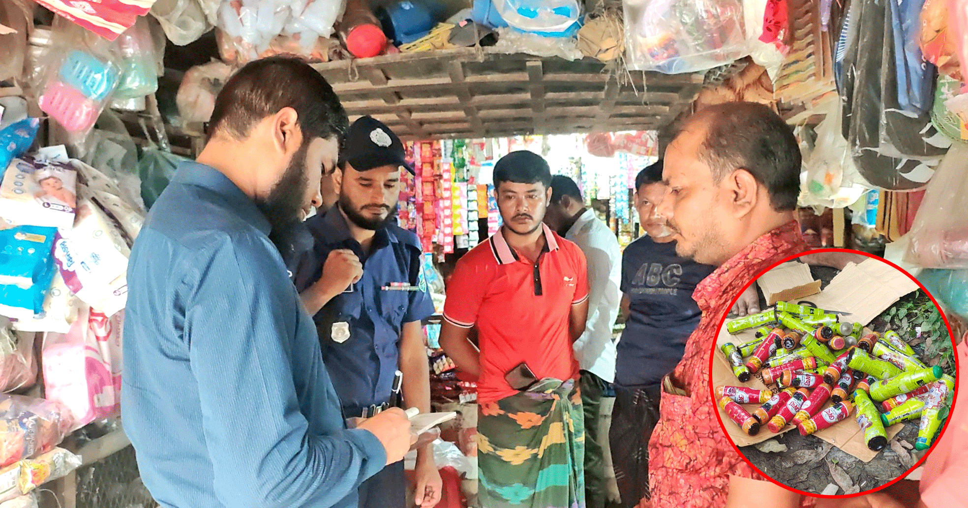 নাটোরে অবৈধ যৌন উত্তেজক সিরাপ ও মেয়াদোত্তীর্ণ পণ্য বিক্রি, ১৫ হাজার টাকা জরিমানা