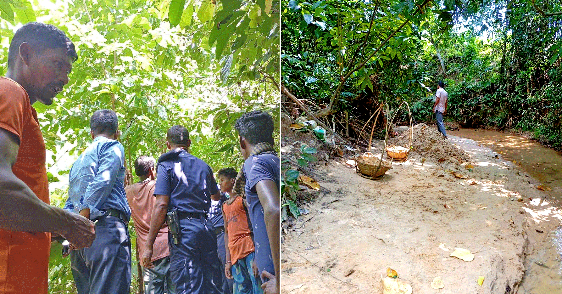 শ্রীমঙ্গলে অবৈধ বালু উত্তোলন: দুইজনের এক মাস করে কারাদণ্ড