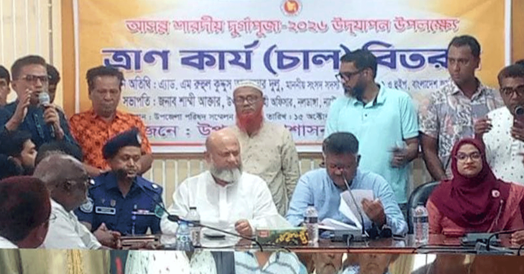 নলডাঙ্গায় দুর্গাপূজা নিরাপদ ও উৎসবমুখর রাখতে দলীয় নেতাকর্মীদের সহযোগিতার নির্দেশ হুইপ দুলুর