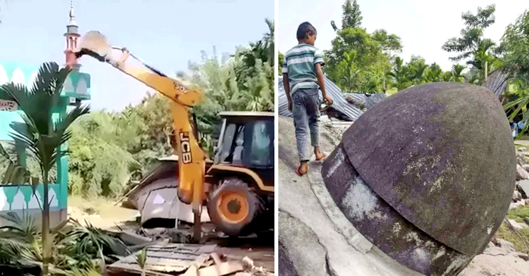 ভারতের আসামে ১১০০ মুসলিম পরিবারকে উচ্ছেদ, ভেঙে দেওয়া হয়েছে ঘরবাড়ি ও ১০টি মসজিদ