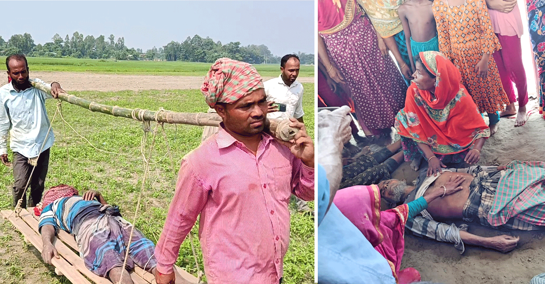 রৌমারীতে জমি নিয়ে বিরোধে সংঘর্ষ, নিহত ১, আহত ১২