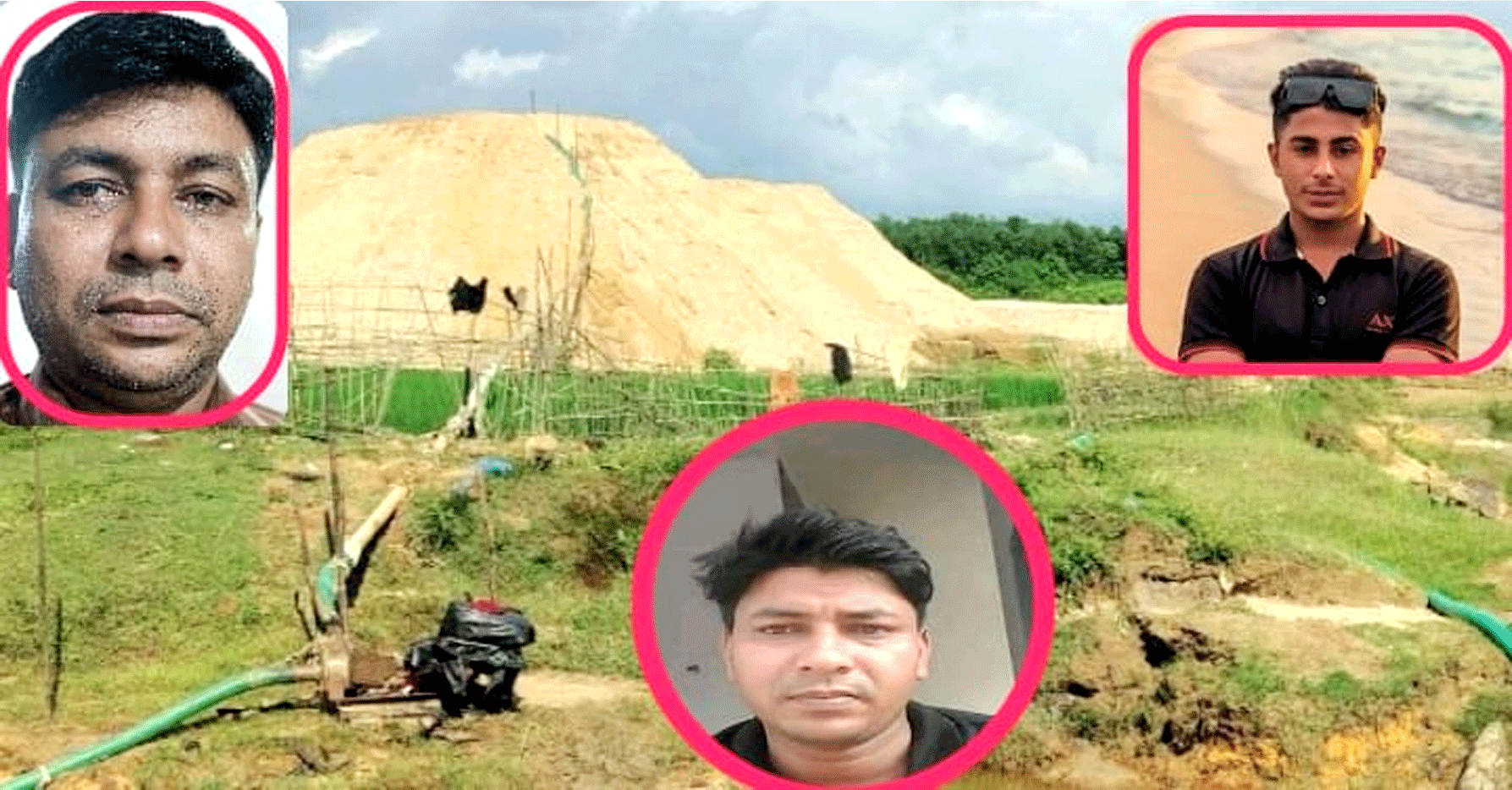 লামা-নাইক্ষ্যংছড়ি সীমান্তে অবৈধ বালু উত্তোলনের মহোৎসব, ড্রেজারের থাবায় পরিবেশ বিপর্যয়ের আশঙ্কা